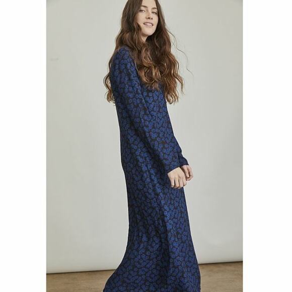 NEW Elizabeth & James Traditional Button Back Maxi Dress Size Medium Boho Artsy - Picture 11 of 11